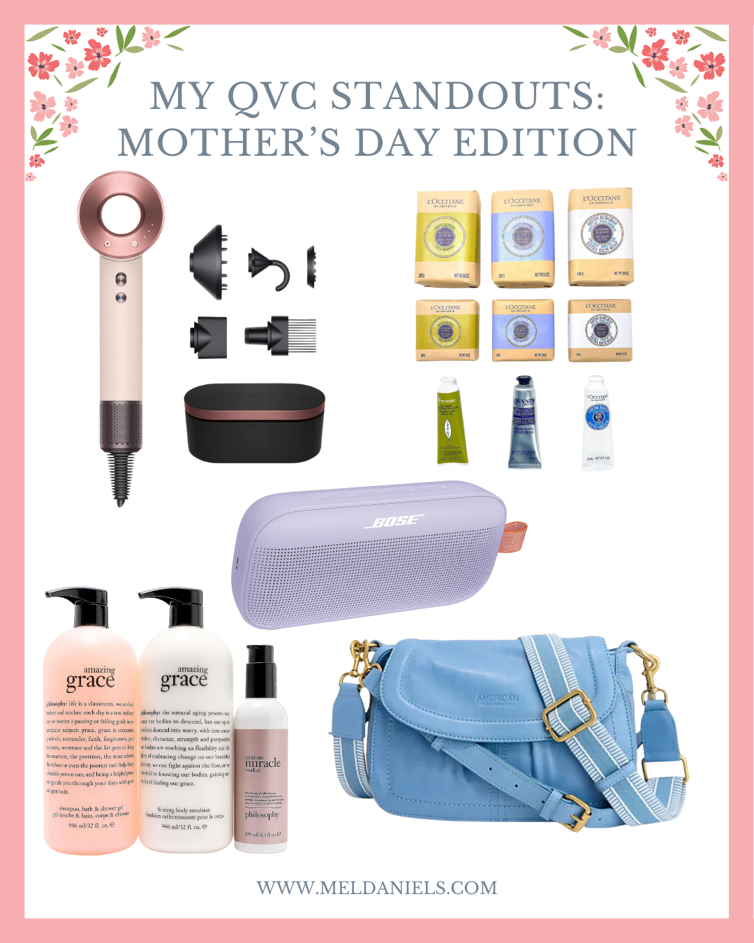 Mother's Day gifts that can be purchased from QVC